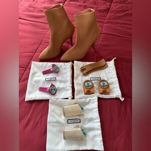 Pashion Footwear The Bootie Whiskey Knit Stiletto 4 inches